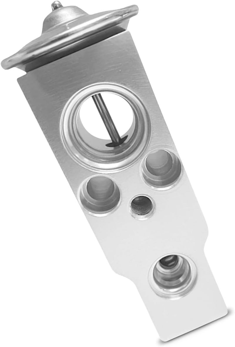 getfay 1 PC Car Air Conditioner Expansion Valve, Aluminum Steam Engine Air Conditioner Valve, Auto A/C Replacement Parts, Universal for Most Cars, Trucks, SUVs (Silver) - Image 1